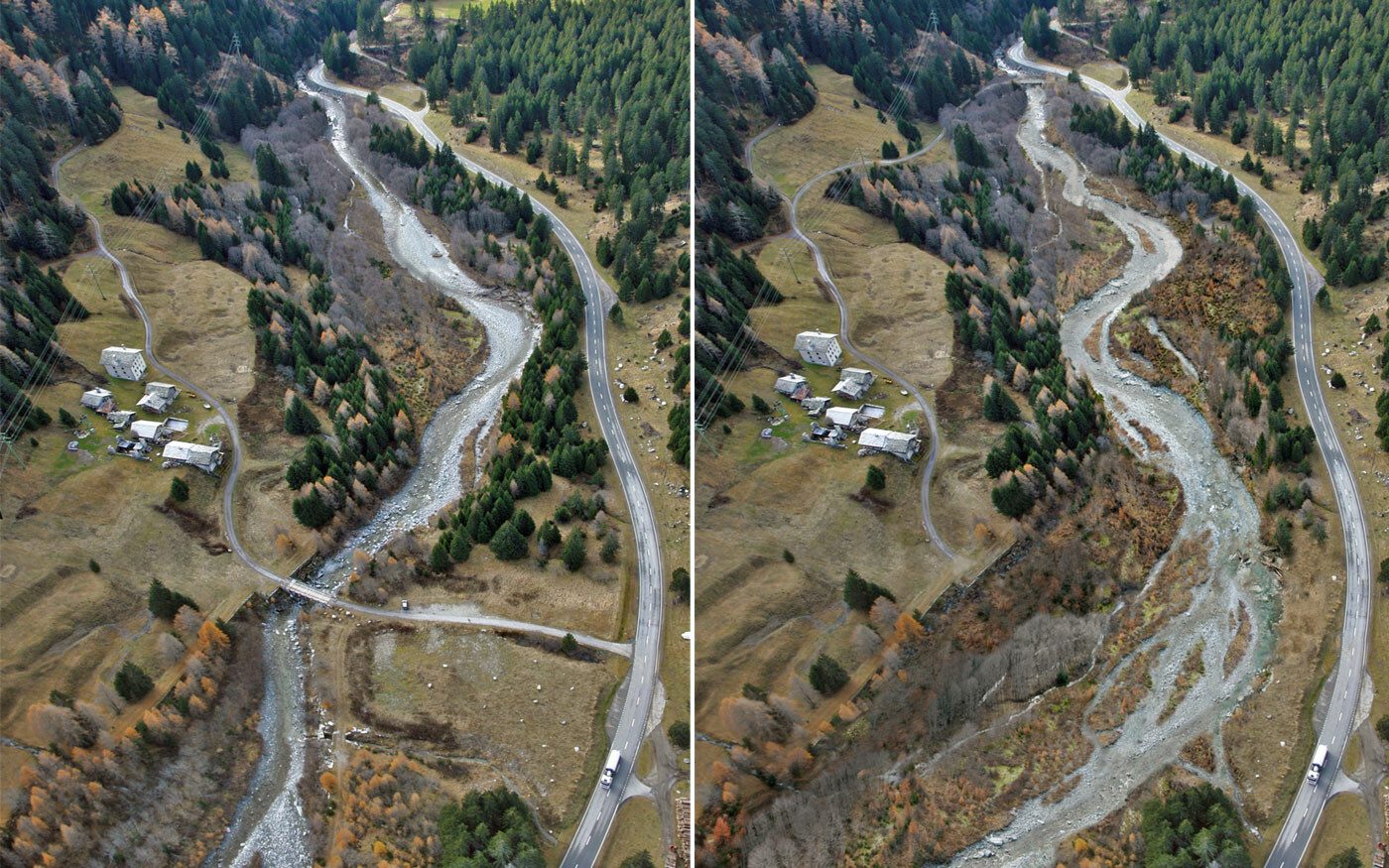 Ampia rivitalizzazione della golena Cavril