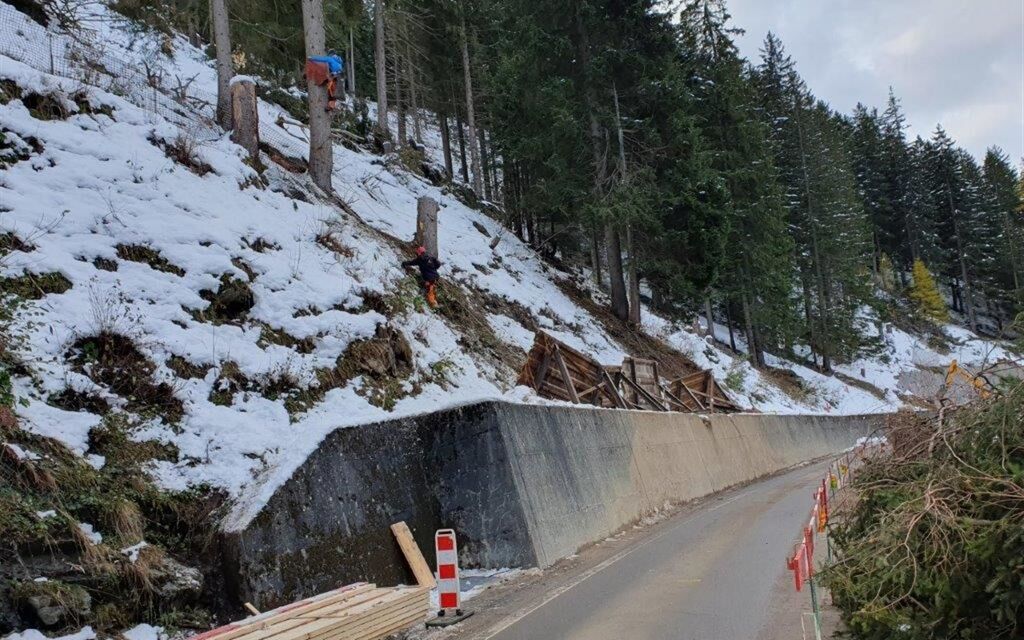 Bernina Vorbereitungen Steinschlagschutznetze Pisciadell Bernin  W 1200  H 0 3d935