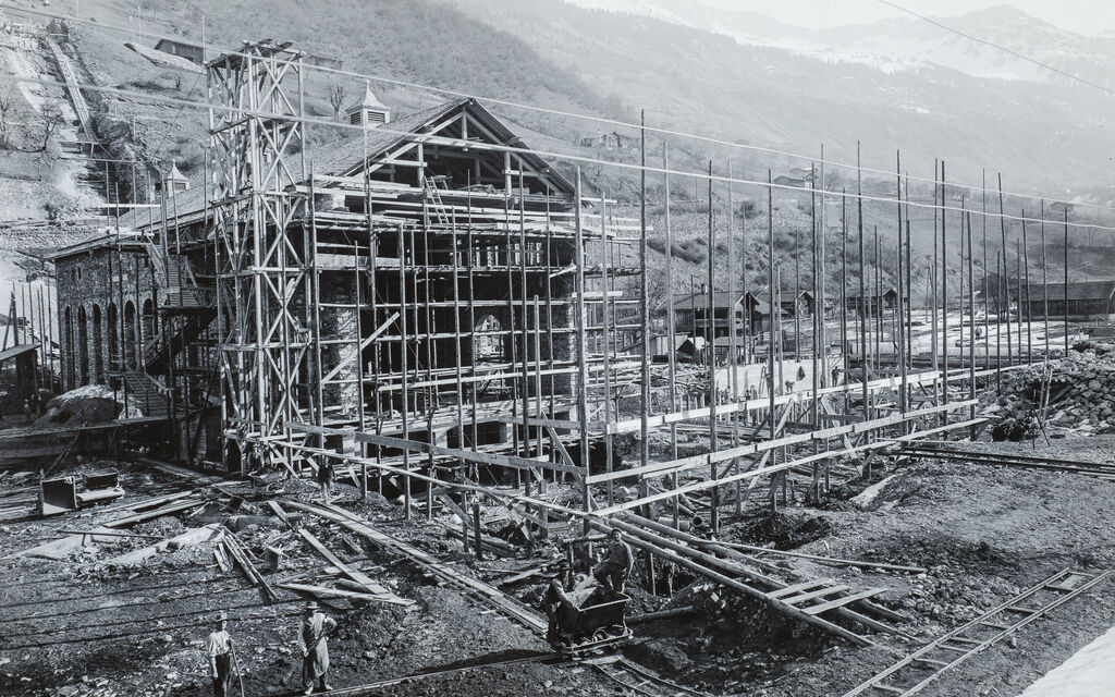 Kraftwerk Küblis Im Bau 2259e