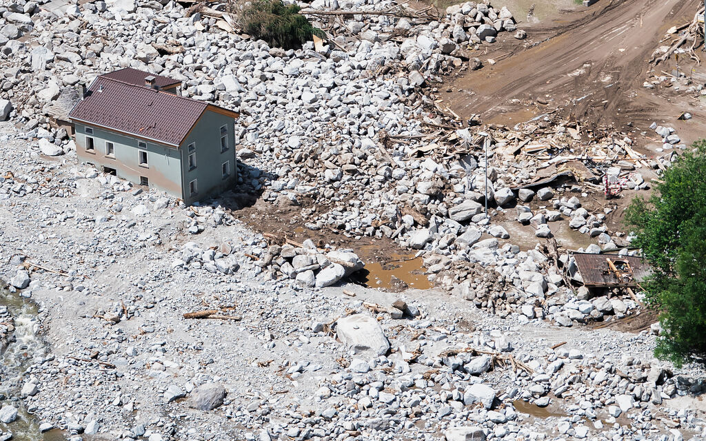 Alluvione Mesolcina Frana