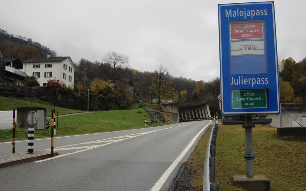 Cartello Chiuso Maloja Afe59