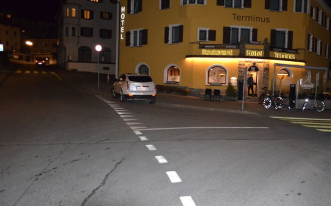 Incidente nel centro di Samedan Incidente nel centro di Samedan