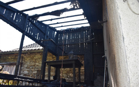 San Vittore: brucia una rimessa