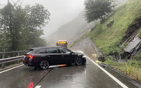 Grono: incidente con un unico protagonista