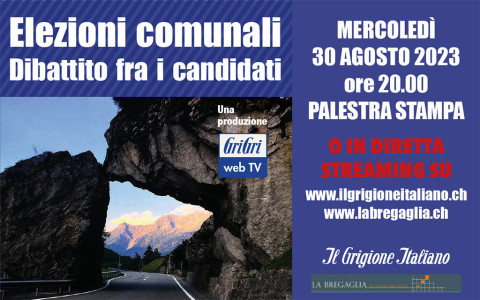 Bregaglia: il dibattito elettorale in diretta