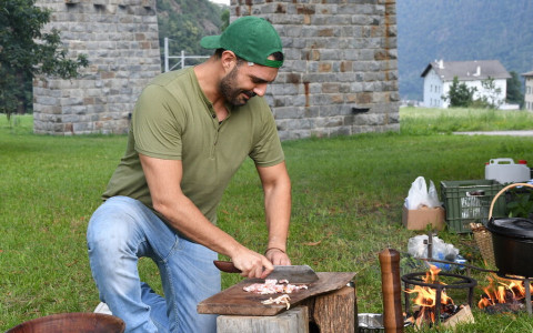 Lo «chef Selvaggio» al Viadotto: le foto Lo «chef Selvaggio» al Viadotto: le foto