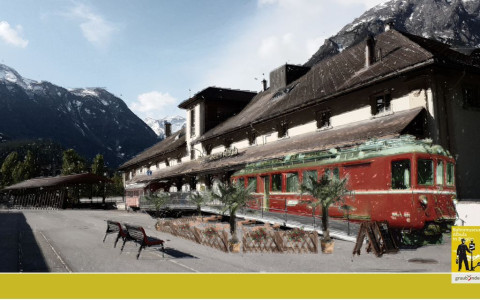 L'ultimo locomotore mesolcinese a Bergün L'ultimo locomotore mesolcinese a Bergün