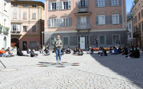 Performance di scrittura creativa a Poschiavo