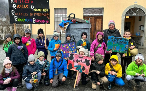 Al rogo i Pupoc da marz delle terze elementari