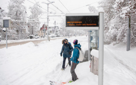 Neve: fino a mezzo metro in alcune zone svizzere