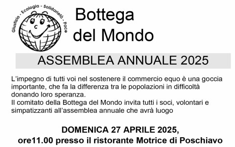 Assemblea annuale Bottega del Mondo