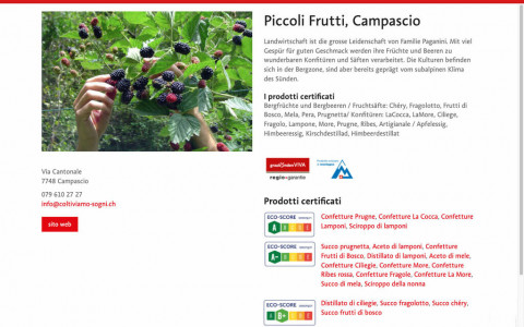 Eco-score per i prodotti nello shop Alpinavera