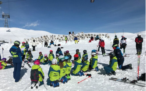 Di nuovo in pista i ragazzi del G+S sci alpino 