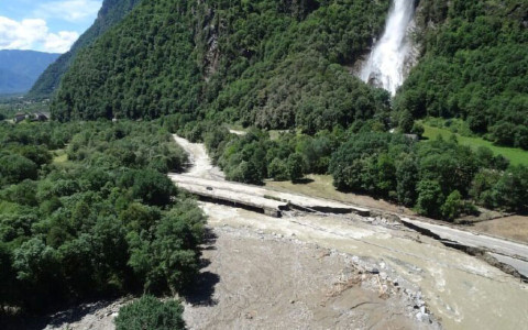 Intemperie in Mesolcina, è l'ora delle riparazioni