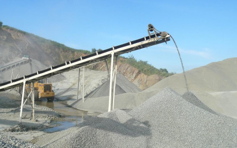 Multato cartello bernese sulla ghiaia e cemento