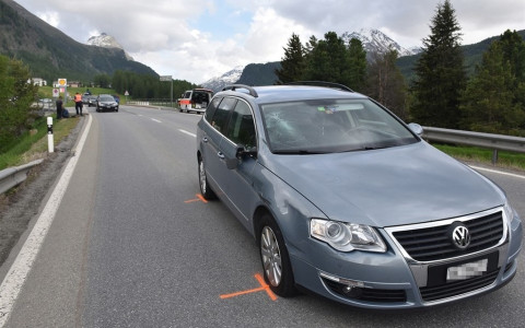 Samedan: scontro auto-bicicletta