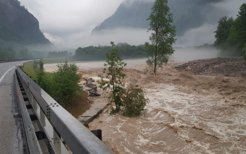 Esondazioni nel Moesano e in Bregaglia