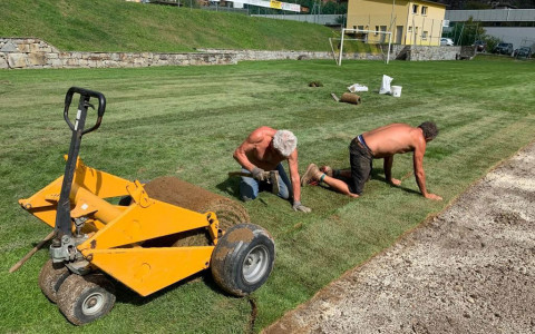 Sistemato il campo sportivo ai Casai Sistemato il campo sportivo ai Casai
