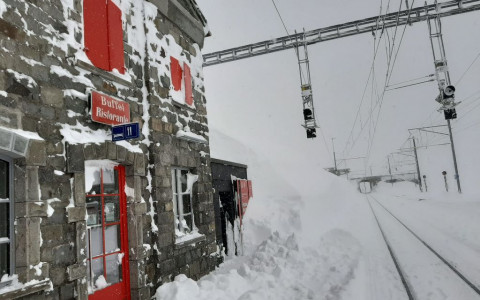 La situazione sul Bernina: le fotografie