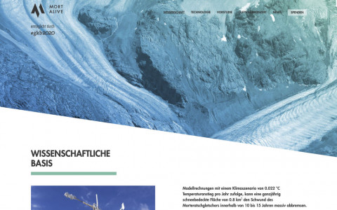 Al via un progetto per salvare i ghiacciai