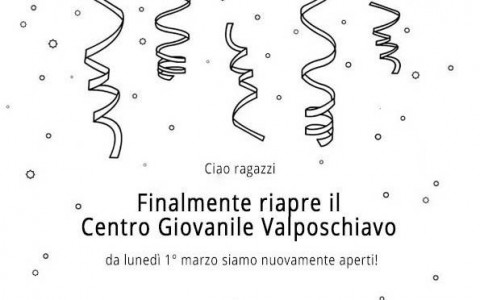 Riapre il Centro Giovanile Valposchiavo