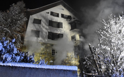 Incendio a St. Moritz