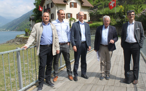 Il Presidente in visita alla Valposchiavo Il Presidente in visita alla Valposchiavo