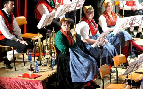 Bruno Fighera direttore della banda di Grosio