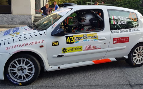Rally Coppa Valtellina: al via due piloti brusiesi