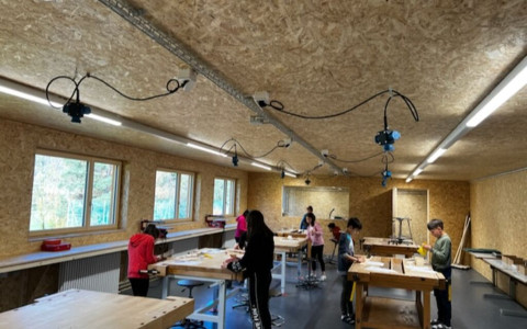 Nuova aula per le scuole di Poschiavo