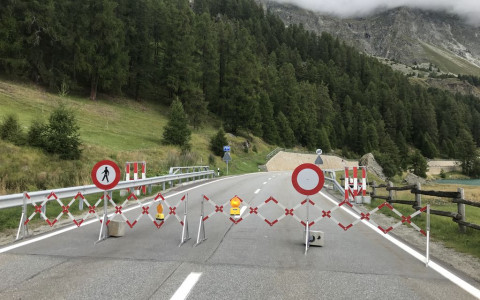 Strada del Maloja: aggiornamento alle 16