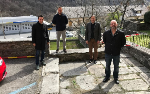 Alessandro Della Vedova in visita a Mesocco Alessandro Della Vedova in visita a Mesocco