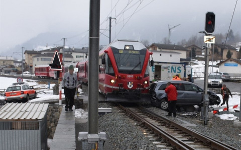 Incidente auto-treno: la dinamica